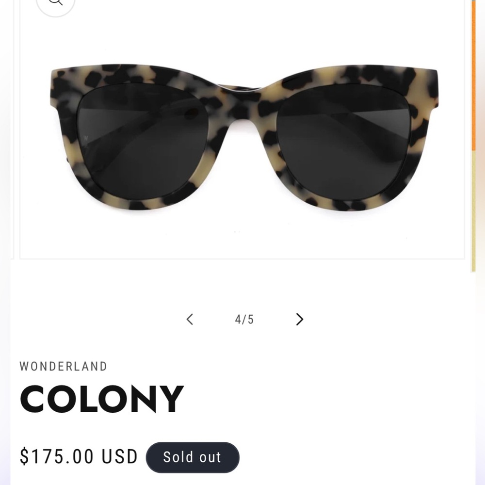 WONDERLAND Tortoise Shell Sunglasses - Picture 10 of 11